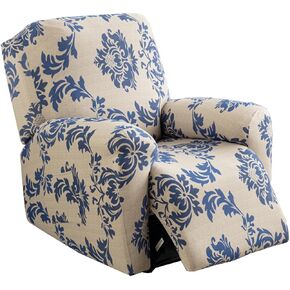 KRFOONN Stretch Recliner Slipcovers Printed Sofa Cover 4-Piece Lazy Boy Chair Covers Non Slip Reclining Furniture Protector Recliner Chair Cover with Storage Pocket for Living Room, Christmas01 in Kuwait