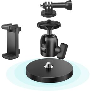 C Clamp Desk Camera Mount with Ball Head, Universal C-Clamp with 1/4 Screw, Camera Clamp Mount with 360°Rotation Tripod Head for DSLR Camera LED Video Metal Working Woodworking Desktop Pole in Kuwait