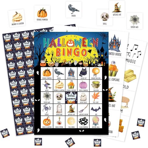 Safari Jungle Bingo Game Cards, Jungle Animals Bingo Games for Adults, Tropical Bingo Cards Supplies, Palm Leaves Bingo Birthday Party Decor Favors, Card Gifts for Women Friends Family Holiday, 06 in Saudi Arabia