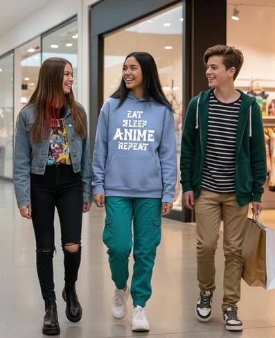 It's an Anime Thing You Wouldn't Understand Hoodies for Women Teen Girls Manga Novelty Pullover Hoodies in Kuwait