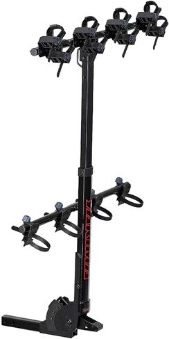 Yakima Versatile HangTight 4 Vertical Hanging Hitch Steel Bike Rack for 2 Inch Hitch Receivers with Fully Padded Cradles and Tilting Design, Black in Saudi Arabia