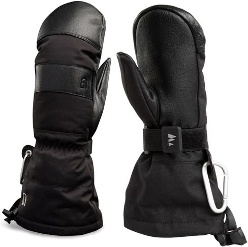 قفازات جبلية للبالغين للتزلج والتزحلق على الجليد والتزحلق، معزولة بأساور طويلة جدًا للحفاظ على دفء اليدين في الشتاء in Kuwait