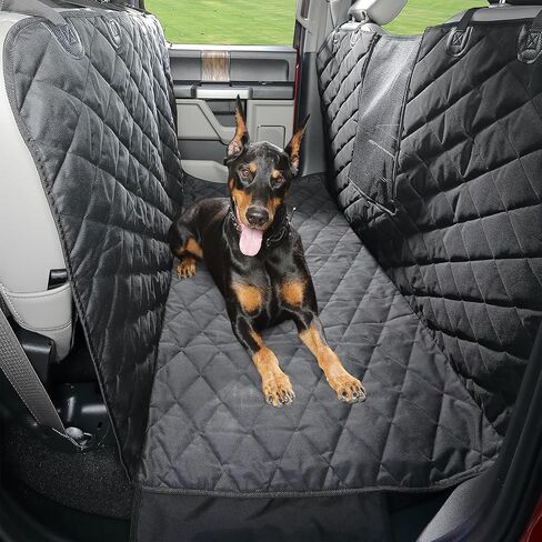 4Knines Dog Floor Hammock for Truck and Crew Cab - Waterproof Back Seat Pet Cover for Dogs - Rear Floor Cover Suitable for Ford F-150, GMC, Chevrolet, Toyota Full Size Trucks in Kuwait