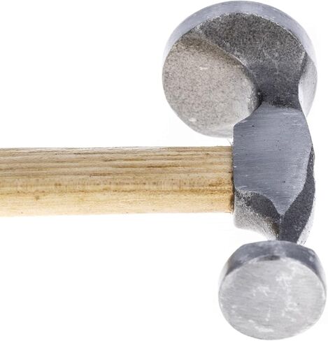 Universal Tool Ball-Peen Jewelry Chasing Hammer Dual Face Smooth Flat Side Rounded Side, 10 Inch in Saudi Arabia