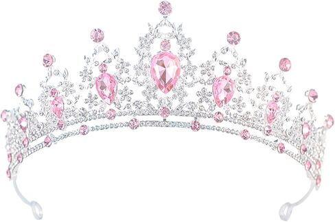 Crystal Crown and Tiara For Women - Rhinestone Headband For Princess Girls,Bridal Hair Accessories For Weddings Birthday in Saudi Arabia