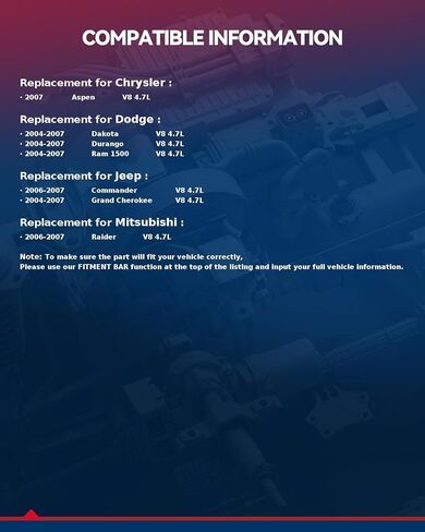 KAX ES71129 مجموعة حشية الرأس مناسبة لـ ram1500 2004 4.7L مجموعة حشيات رأس الأسطوانة in Saudi Arabia