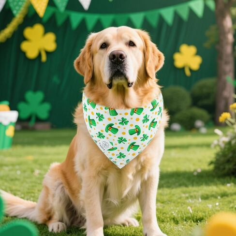 E-Clover Dog Bandanas & Matching Scrunchie Set Girl Flower Dog Scarf Bibs Pet Bandana with Bow Tie for Small Dogs Puppy Owner Fall in Saudi Arabia