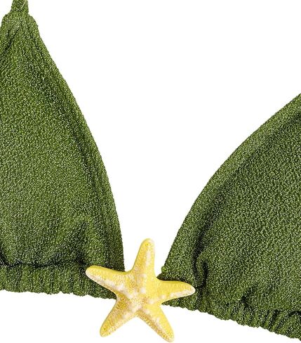 SOLY HUX Women's Sexy Halter Triangle Bikini Set Tie String Swimsuit High Cut Thong Two Piece Bathing Suit in Kuwait