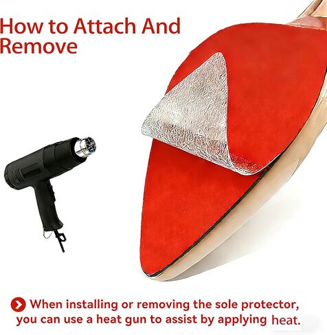 واقي نعل شفاف 99 سم ​​للأحذية ذات الكعب العالي، واقي نعل حذاء مضاد للانزلاق، واقي نعل لوبوتان شفاف للكعب السفلي الأحمر والأحذية الرياضية (5 بوصات * 39 بوصة) in Kuwait