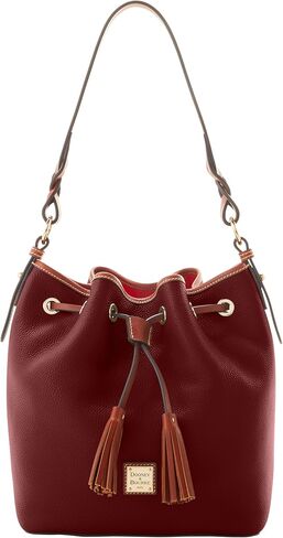 Dooney & Bourke Handbag, Pebble Grain Tasha Drawstring - Black in Kuwait