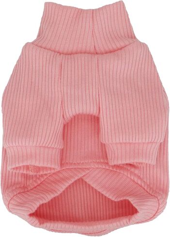 LOPHIPETS Small Dog Turtleneck Sweaters for Teacup Chihuahua Yorkie Puppy Cat Clothes-Blue/XXS in Kuwait