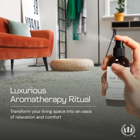 Muse Bath Apothecary Room Ritual - Aromatic and Relaxing Room Mist, 8 oz, Infused with Natural Essential Oils - Mandarin Rosè + Pink Pomelo, 2 Pack in Kuwait