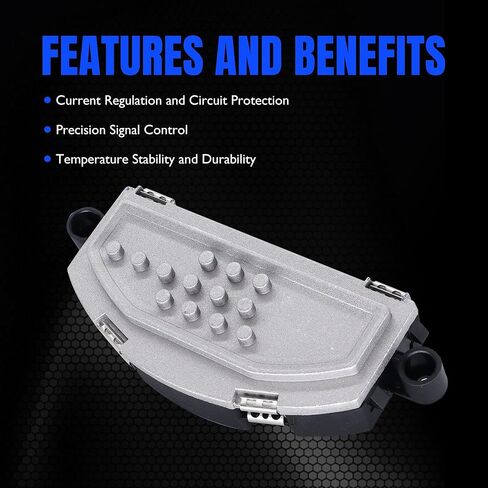 HiSport 6E5Z19E624AA 8E5Z19E624A HVAC مقاوم محرك منفاخ السخان متوافق مع Ford Fusion 2006-2012 Mercury Milan 2006-2011 متوافق مع Lincoln MKZ 2007-2012 Zephyr 2006 in Saudi Arabia