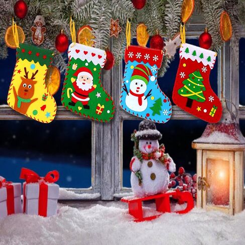 HKKYO DIY شعرت شجرة عيد الميلاد للأطفال، 3.15 قدم شجرة عيد الميلاد مضاءة، 34 قطعة من الحلي الجدار شنقا شجرة عيد الميلاد للأطفال، شجرة عيد الميلاد الأولى لهدايا عيد الميلاد زينة عيد الميلاد in Kuwait