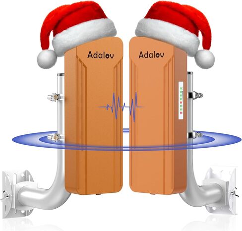 جسور لاسلكية مزدوجة النطاق CPE468 مع حوامل تثبيت، وجسر جيجابت واي فاي طويل المدى بطول 3 كيلومتر، وجسر إيثرنت لاسلكي خارجي 2.4 جيجا هرتز و5.8 جيجا هرتز لتمديد الشبكة من نقطة إلى نقطة ومن نقطة إلى عدة نقاط in Kuwait