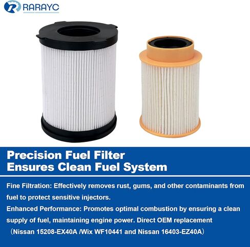 Fuel Filter for Nissan Titan XD 5.0L Diesel 2016 2017 2018 2019 Replaces 16403EZ41A 16403EZ40A in Saudi Arabia