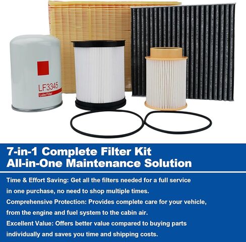Fuel Filter for Nissan Titan XD 5.0L Diesel 2016 2017 2018 2019 Replaces 16403EZ41A 16403EZ40A in Saudi Arabia