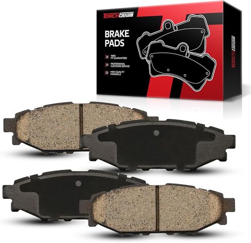 طقم مكابح قرصية سيراميك أمامية من Torchbeam مناسب لموديلات 2003-2010 Accord 2.4L، طقم فرامل 4 قطع، D958 in Kuwait