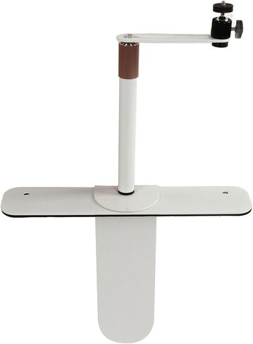 Projector Stand Plug in Projector Stand for Bedside Sofa, 360 Degree Rotatable Projector Bed Mount Sturdy Alloy Steel, 9.4 to 15.7in Adjustable Projector Bracket Holder (white) in Saudi Arabia