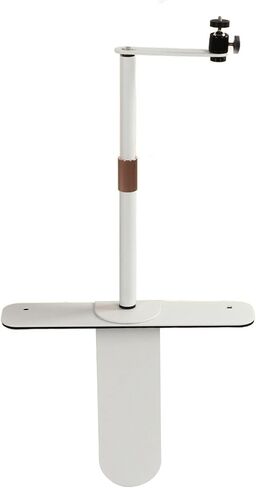 Projector Stand Plug in Projector Stand for Bedside Sofa, 360 Degree Rotatable Projector Bed Mount Sturdy Alloy Steel, 9.4 to 15.7in Adjustable Projector Bracket Holder (white) in Saudi Arabia