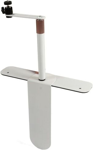 Projector Stand Plug in Projector Stand for Bedside Sofa, 360 Degree Rotatable Projector Bed Mount Sturdy Alloy Steel, 9.4 to 15.7in Adjustable Projector Bracket Holder (white) in Saudi Arabia