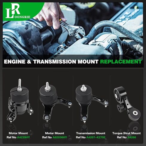 Engine Torque Strut Mount Replacement Compatible with 2007-2017 Camry & 2008-2012 Avalon & 2008-2013 Highlander & 2007-2009 Lexus RX350 3.5L V6 Engine,Replace OE A4259 EM-9538 123630P090 1PCS in Saudi Arabia