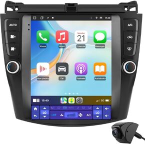 AWESAFE Car Radio Stereo 2+64GB 10 inch Touch Screen for Honda Accord 7th 2003 2004 2005 2006 2007 with CarPlay Android Auto in Kuwait