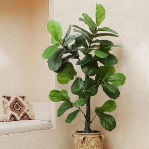 Veryhome نبات صناعي شجرة الأوكالبتوس بطول 5 أقدام نباتات صناعية داخلية، أشجار صناعية واقعية لديكور المنزل ديكور داخلي وخارجي للحديقة، زينة عيد الميلاد in Kuwait