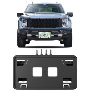 License Plate Frame for Ford Mustang 2018 2019 2020 Accessories Front Bumper License Plate Bracket Holder FO1068169 JR3Z17A385AA in Saudi Arabia