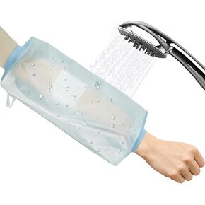 CureSquad Waterproof Foot Cover for Shower, Soft Comfortable Cast Cover for Foot, Ankle Cast Covers for Shower Adult, Reusable Cast Protector, Elastic Cast Bag for Bandage, Wound Care Supplies in Saudi Arabia