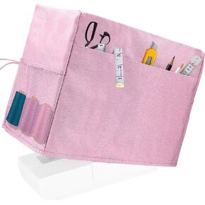 Sewing Machine Case, 12.6" Height Sewing Machine Cover with 4 Sewing Accessories Pockets, Protective Sewing Machine Dust Cover Compatible with Most Sewing Machine Brother/Singr (Grey) in Kuwait