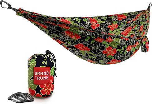 Grand Trunk TrunkTech Double Hammock | Portable Camping Hammock | Accessories for Outdoor, Indoor, Hiking Camping, Backpacking, Travel, Backyard, Beach (Eden) in Kuwait