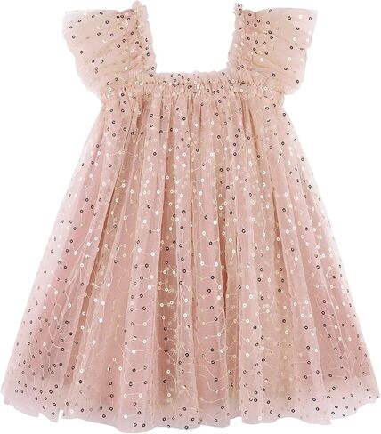 AGQT Baby Girls Tutu Dress Tulle Sundress Size 9M-5T in Kuwait