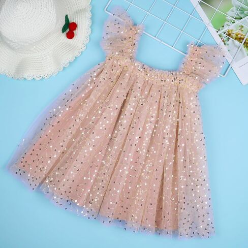 AGQT Baby Girls Tutu Dress Tulle Sundress Size 9M-5T in Kuwait