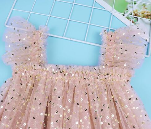 AGQT Baby Girls Tutu Dress Tulle Sundress Size 9M-5T in Kuwait