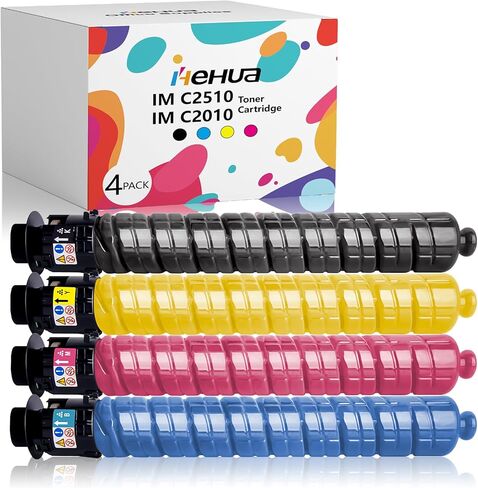 hehua IM C2000 C2500 Toner Replacement for Ricoh IMC2000 IMC2500 Toner Cartridge 842307 842310 842309 842308 Compatible for Ricoh IM C2000 C2500 Printer (4-Pack Black, Cyan, Magenta, Yellow) in Saudi Arabia