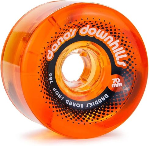 Daddies Board Shop Dano's Downhills Longboard Wheels 70mm 78a Clear in Saudi Arabia