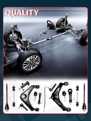 4pc Front Upper Control Arm, Front Lower Ball Joint Comaptible with 99-06 Silverado Sierra 1500 Escalade in Kuwait