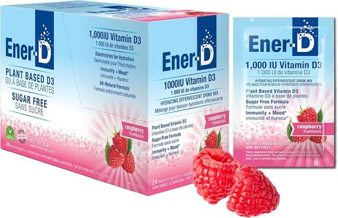 Ener-C Sugar Free Lemon Ginger Multivitamin Drink Mix, 1000mg Vitamin C, Non-GMO, Vegan, Real Fruit Juice Powders, Natural Immunity Support, Electrolytes, Gluten Free, 1-Pack of 30 in Saudi Arabia