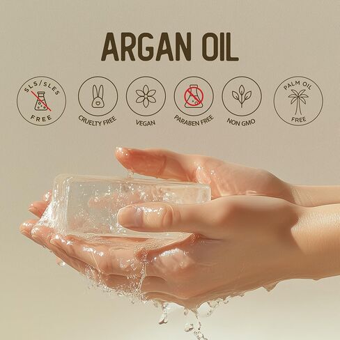 قاعدة صابون لمستلزمات صناعة الصابون تذوب وتصب قاعدة صابون لصناعة صابون الجلسرين المرطب بوزن 5 رطل، غير معطر in Kuwait