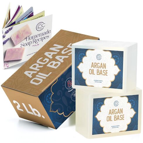 قاعدة صابون لمستلزمات صناعة الصابون تذوب وتصب قاعدة صابون لصناعة صابون الجلسرين المرطب بوزن 5 رطل، غير معطر in Kuwait