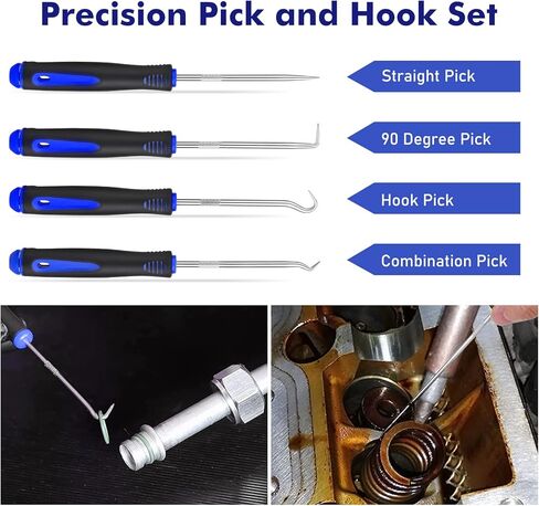 GLK 248pcs Trim Removal Tool, Pry Tool, Door Panel Radio/Stereo Terminal Removal Tool Kit, Fasteners Remover, with Car Retainer Bumper Clips,Automotive Hook Set, Black in Kuwait