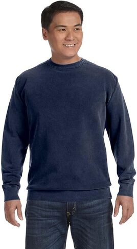 Comfort Colors Men's Crewneck Sweatshirt, Style 1566 Ivory in Kuwait