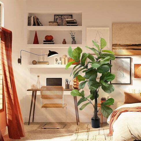Veryhome نبات صناعي شجرة الأوكالبتوس بطول 5 أقدام نباتات صناعية داخلية، أشجار صناعية واقعية لديكور المنزل ديكور داخلي وخارجي للحديقة، زينة عيد الميلاد in Kuwait