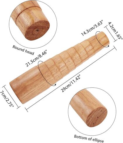 Pandahall Elite Jewelry Tool Sets with Wooden Bracelet Sizing Bangle Mandrel and Steel Handle Installable Two Way Rubber Hammers in Saudi Arabia
