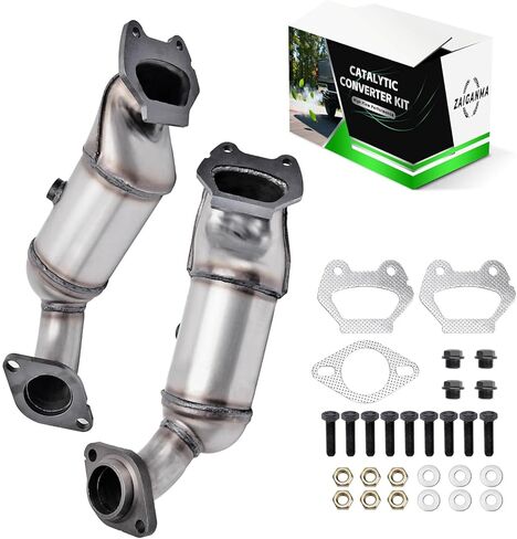 Front & Rear Catalytic Converter Compatible with 2011-2019 Chrysler Town & Country, Dodge Grand Caravan, Journey, Avenger, 200 & Volkswagen Routan & Ram C/V, Replace 674121, 3.6L in Kuwait