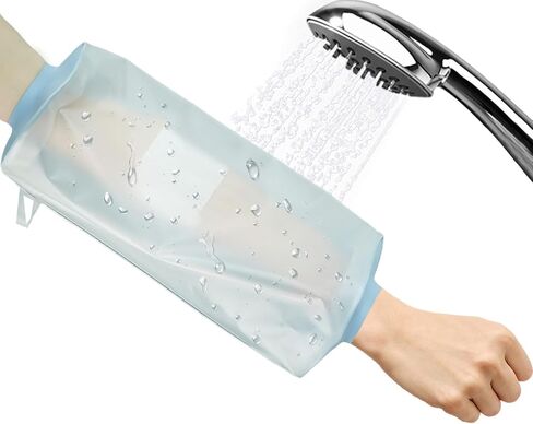 CureSquad Waterproof Foot Cover for Shower, Soft Comfortable Cast Cover for Foot, Ankle Cast Covers for Shower Adult, Reusable Cast Protector, Elastic Cast Bag for Bandage, Wound Care Supplies in Saudi Arabia