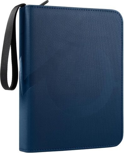 Premium Trading Card Binder 4 Pocket, GEAoffice PU Cover Card Collection Binder for 400 Cards, Sturdy Sports Card Holder for Standard Size Card, Card Album for MTG, TCG, Game&Sports Cards, Red in Kuwait