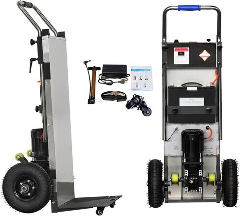 Electric Stair Climbing Dolly, 1200W Powered Electric Stair Climbing Hand Trucks Dolly Cart for Moving, 880lb Capacity Heavy Duty Stair Climber in Saudi Arabia