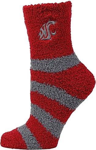 Washington State Cougars Officially Licensed NCAA Fuzzy Slipper Socks in Saudi Arabia